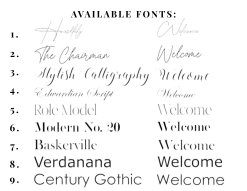 Customization Fonts