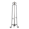 5 foot tall black easel.