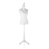 White dress form.
