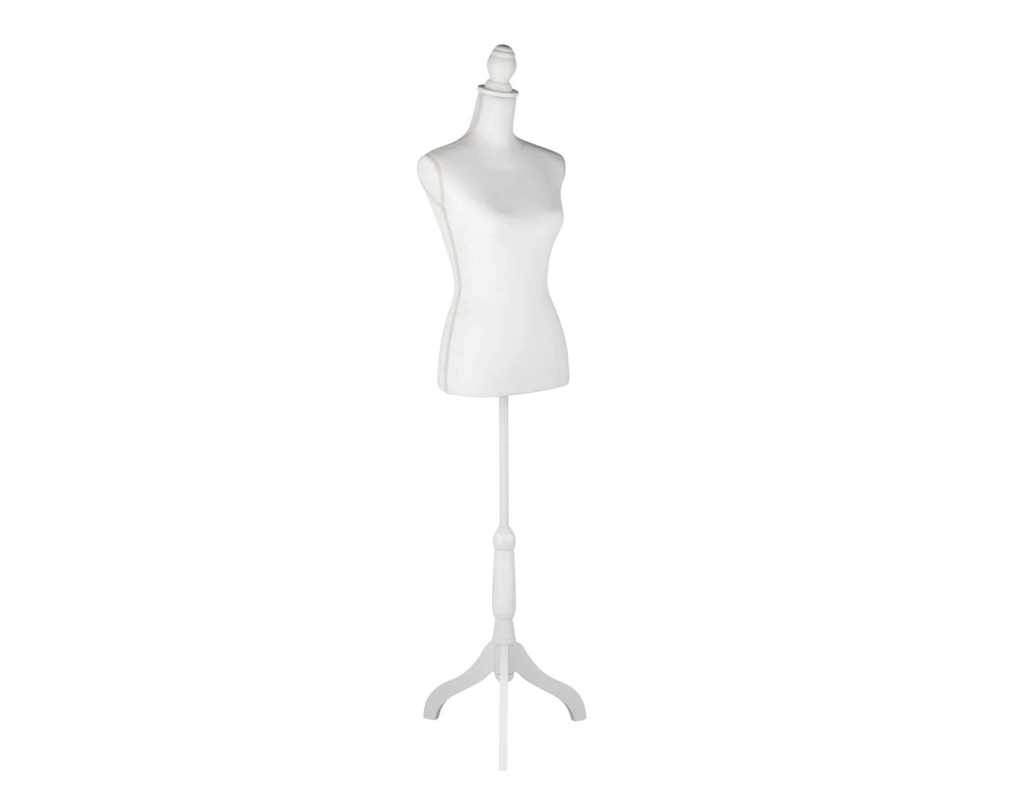 Colette Dress Form (1) WEBP White dress form.