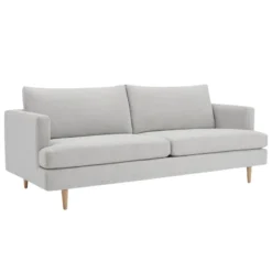 Light gray three seat sofa for wedding lounge seating